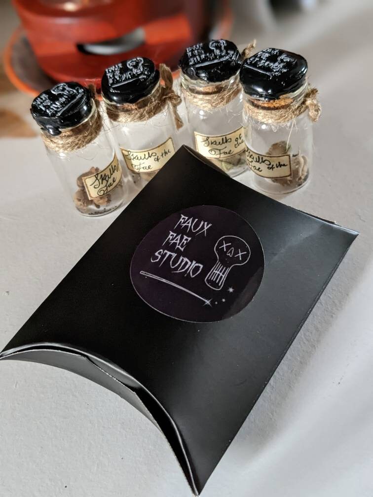 Skulls of the fae bottled fairy skulls snapdragons potion bottle ingredients