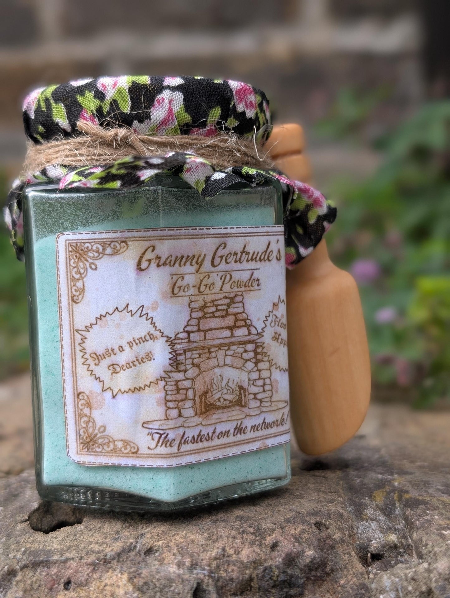 Granny Gertrude's 'go-go' powder potion floo powder