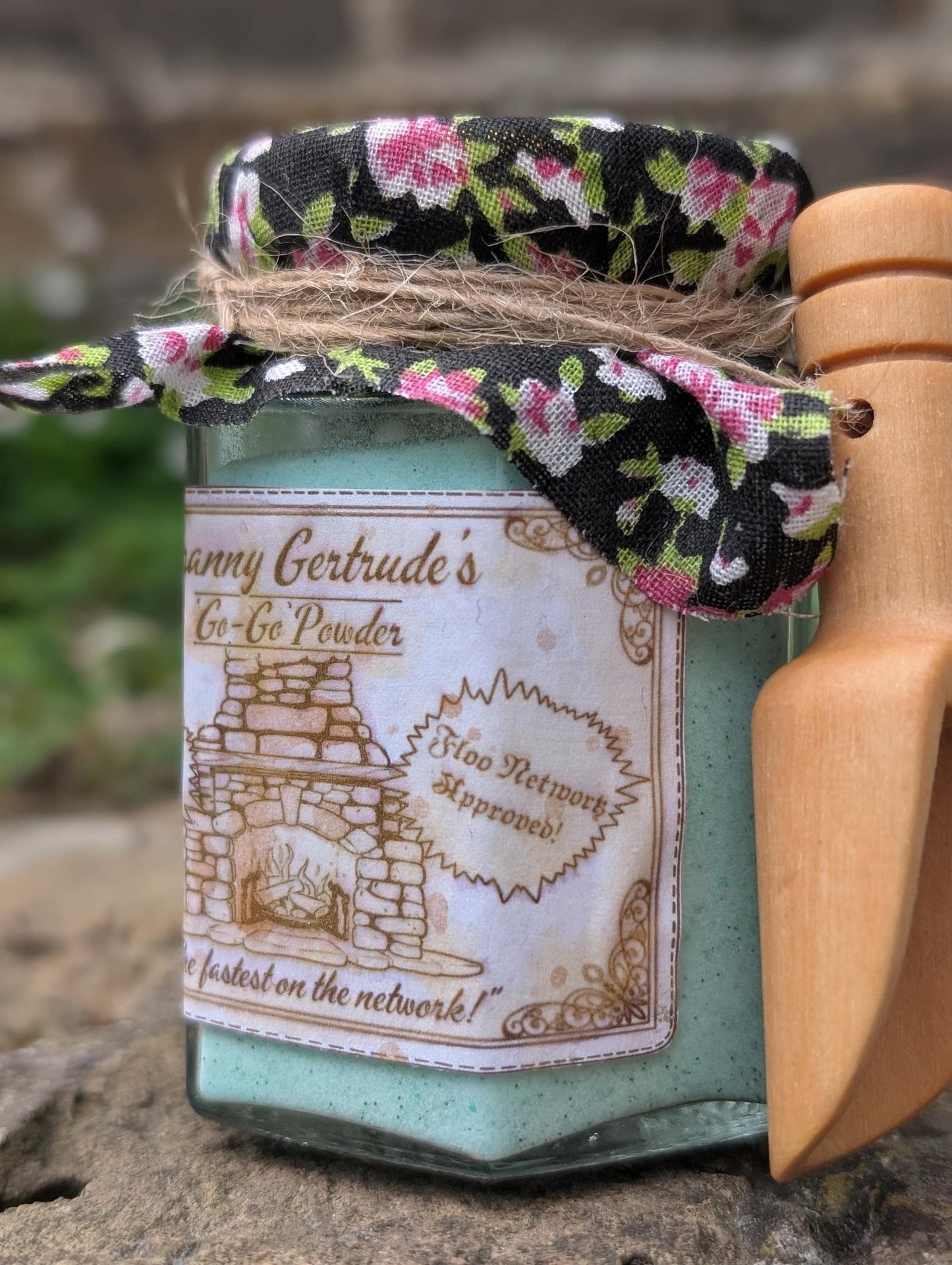 Granny Gertrude's 'go-go' powder potion floo powder