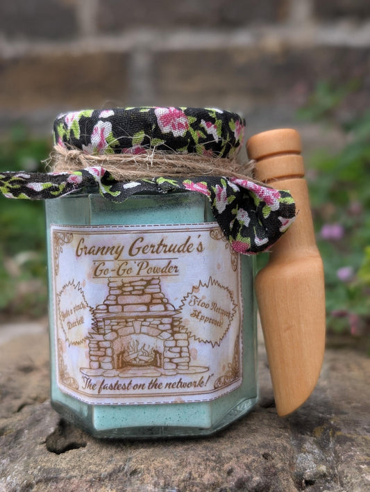 Granny Gertrude's 'go-go' powder potion floo powder