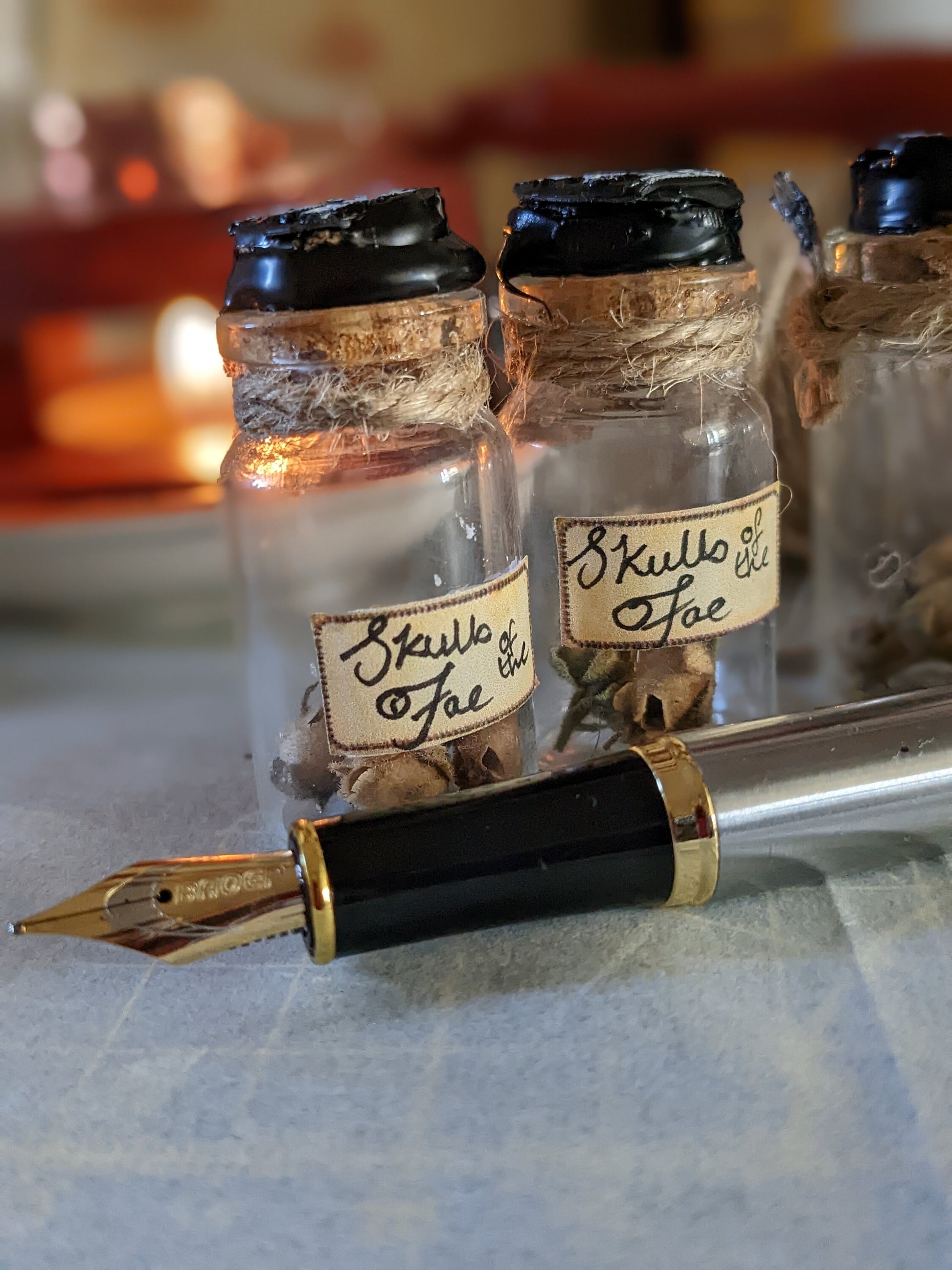 Skulls of the fae bottled fairy skulls snapdragons potion bottle ingredients