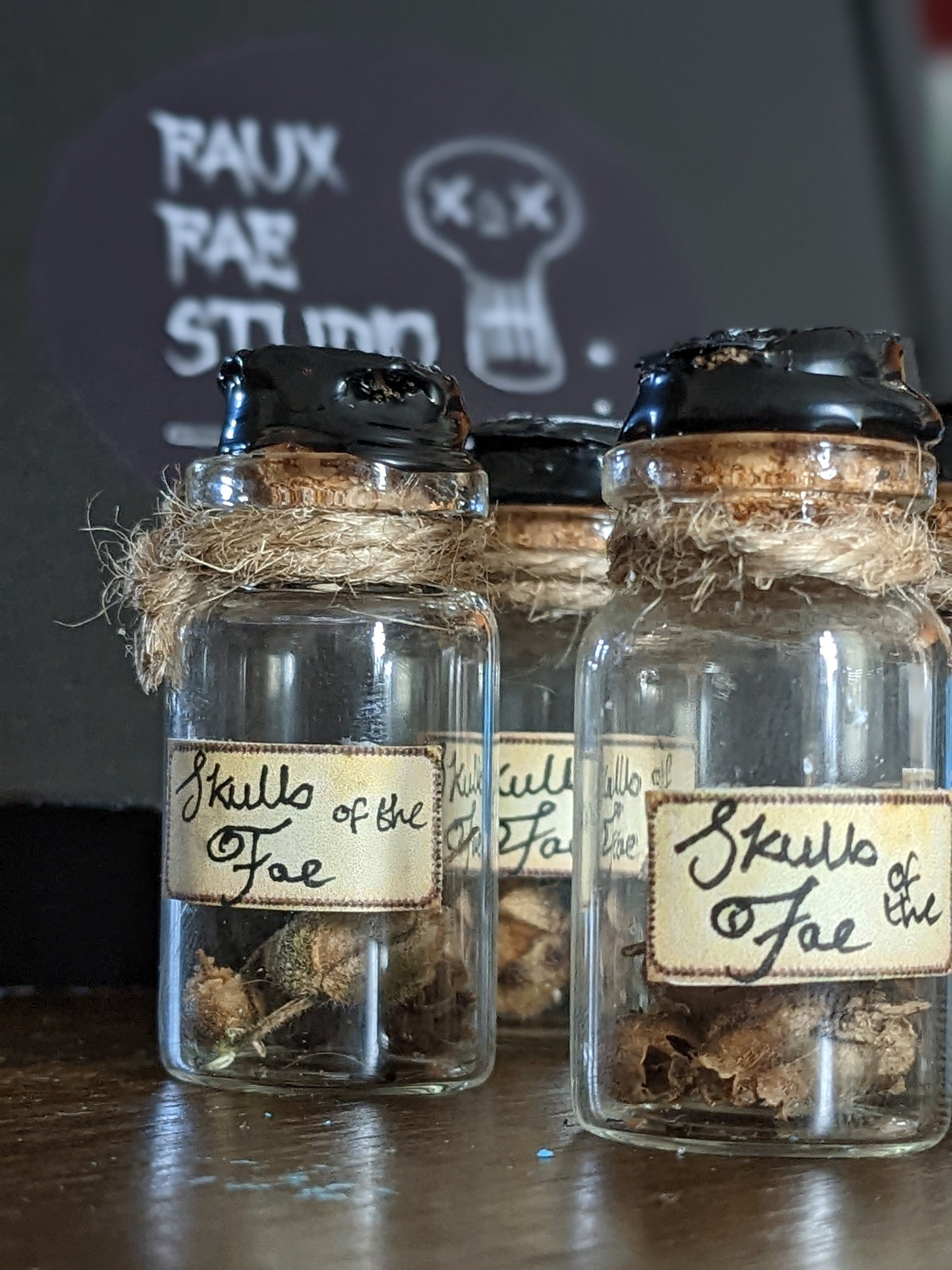 Skulls of the fae bottled fairy skulls snapdragons potion bottle ingredients