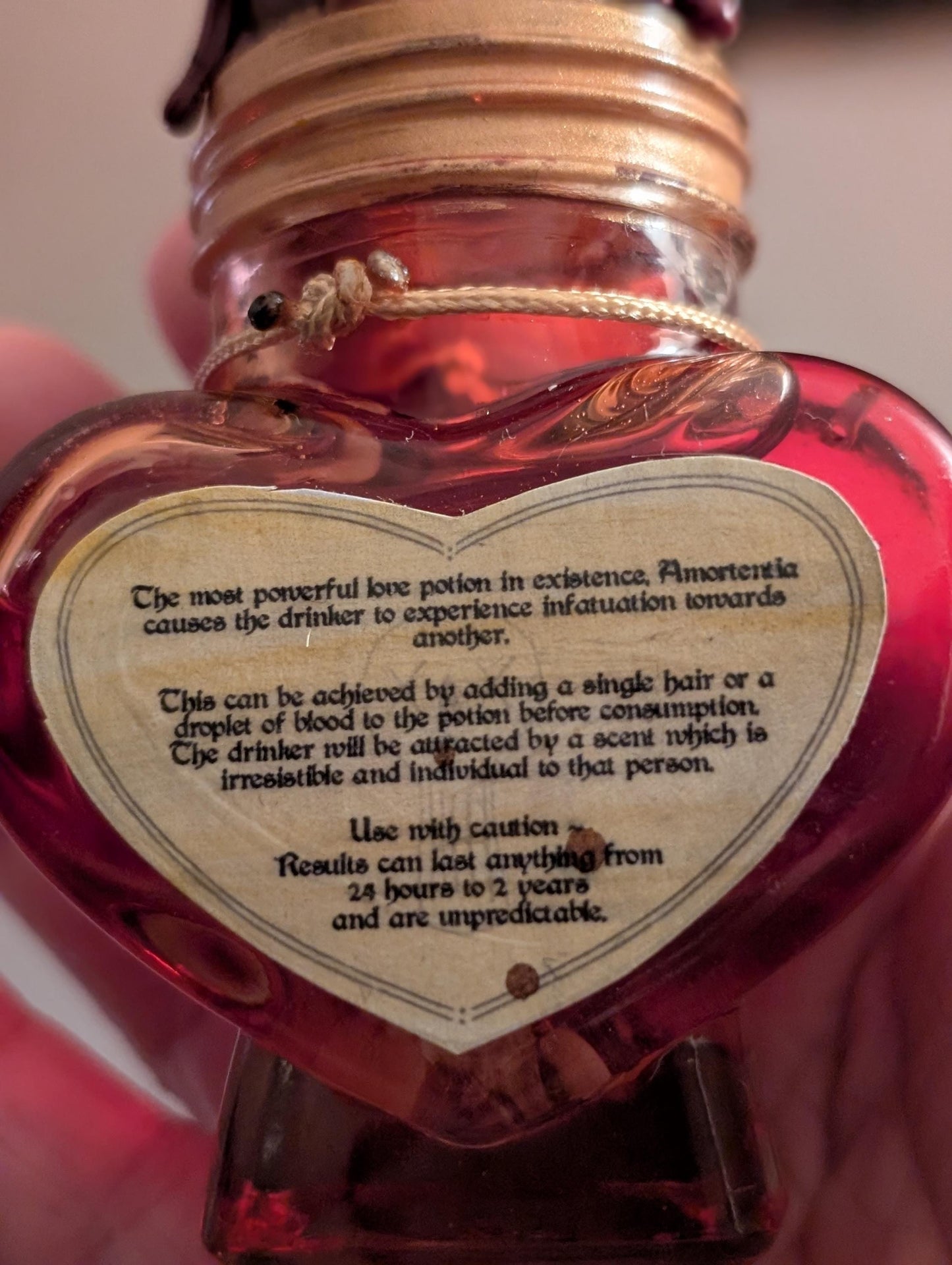 Love potion 'Amortentia' curio spell