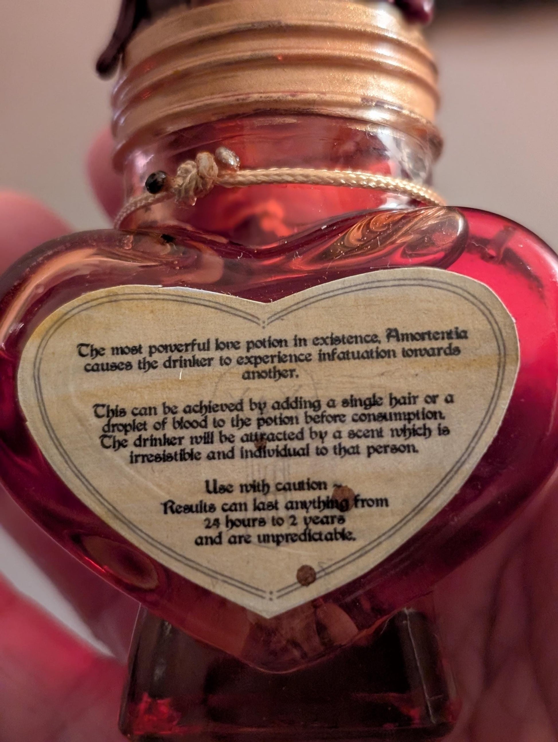 Love potion 'Amortentia' curio spell