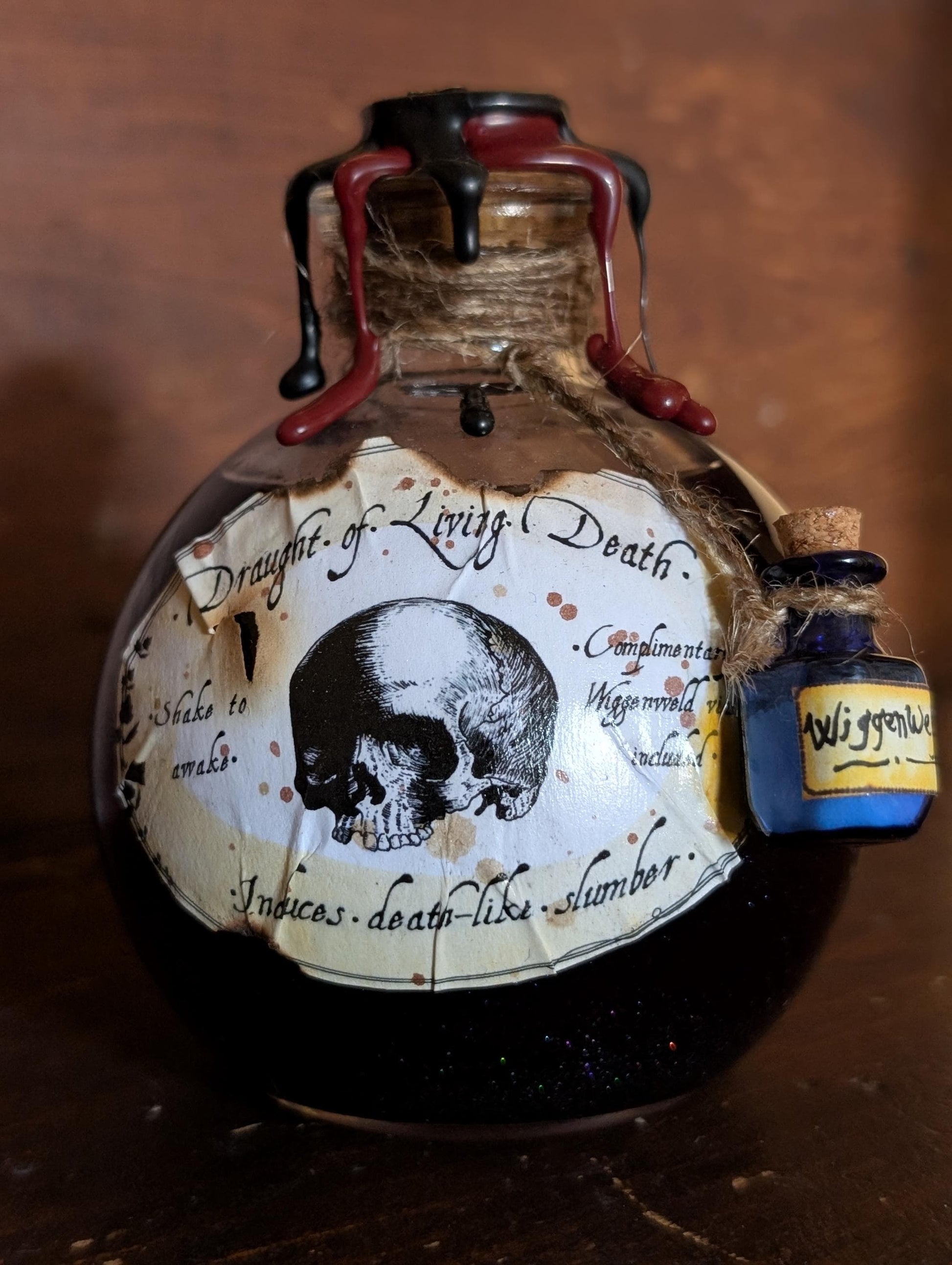 Draught of Living Death magic potion bottle curio