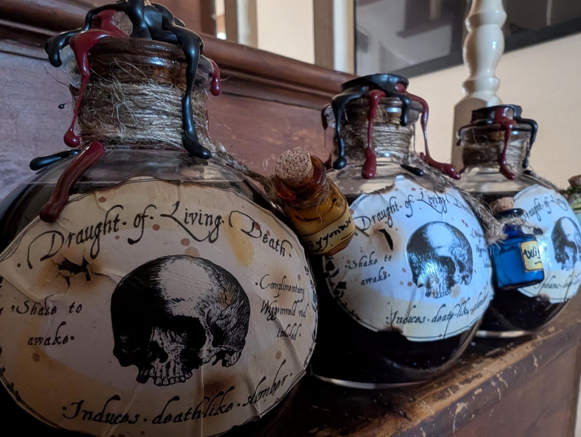 Draught of Living Death magic potion bottle curio