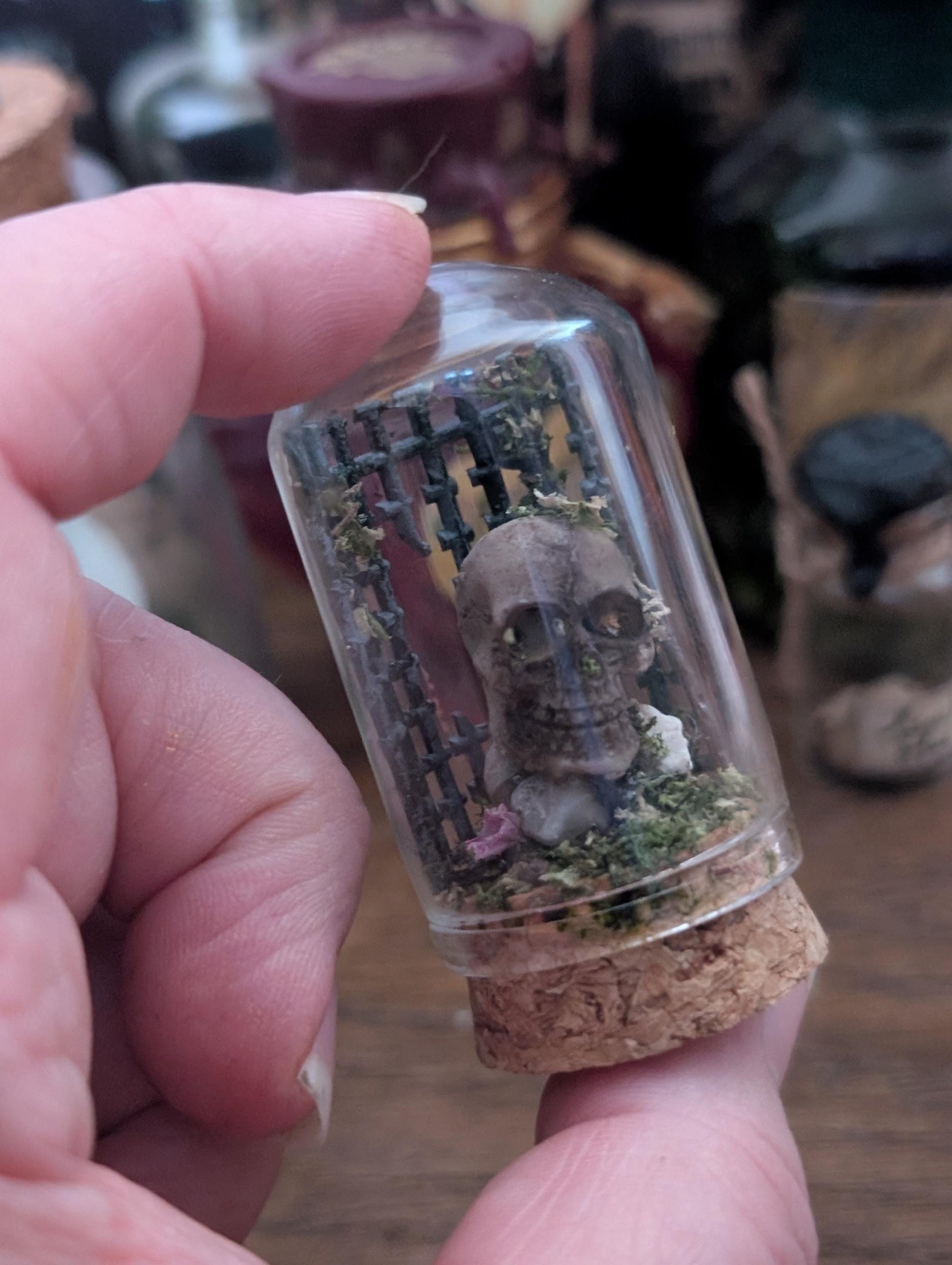Crossbones Graveyard Skull curio