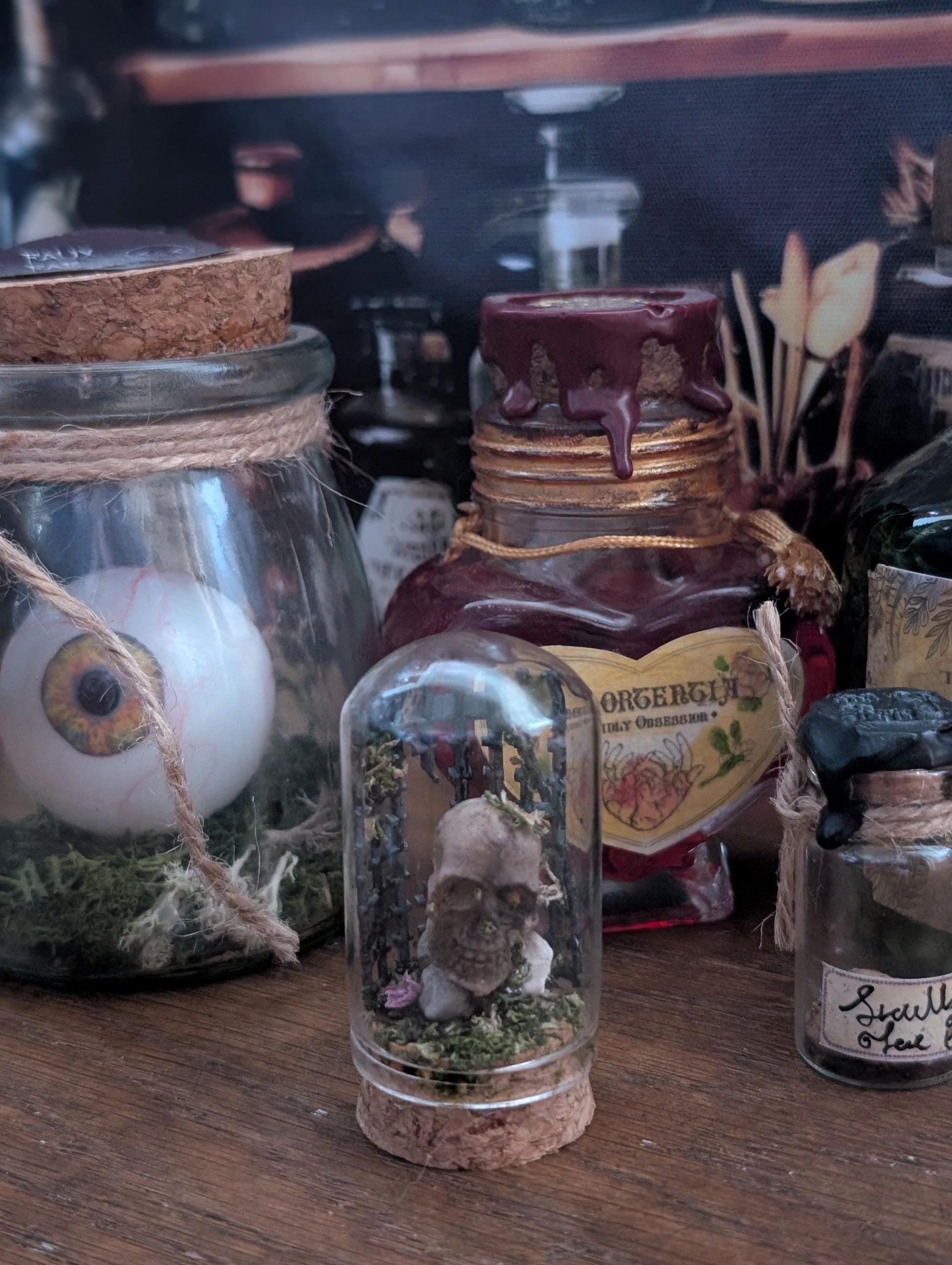 Crossbones Graveyard Skull curio