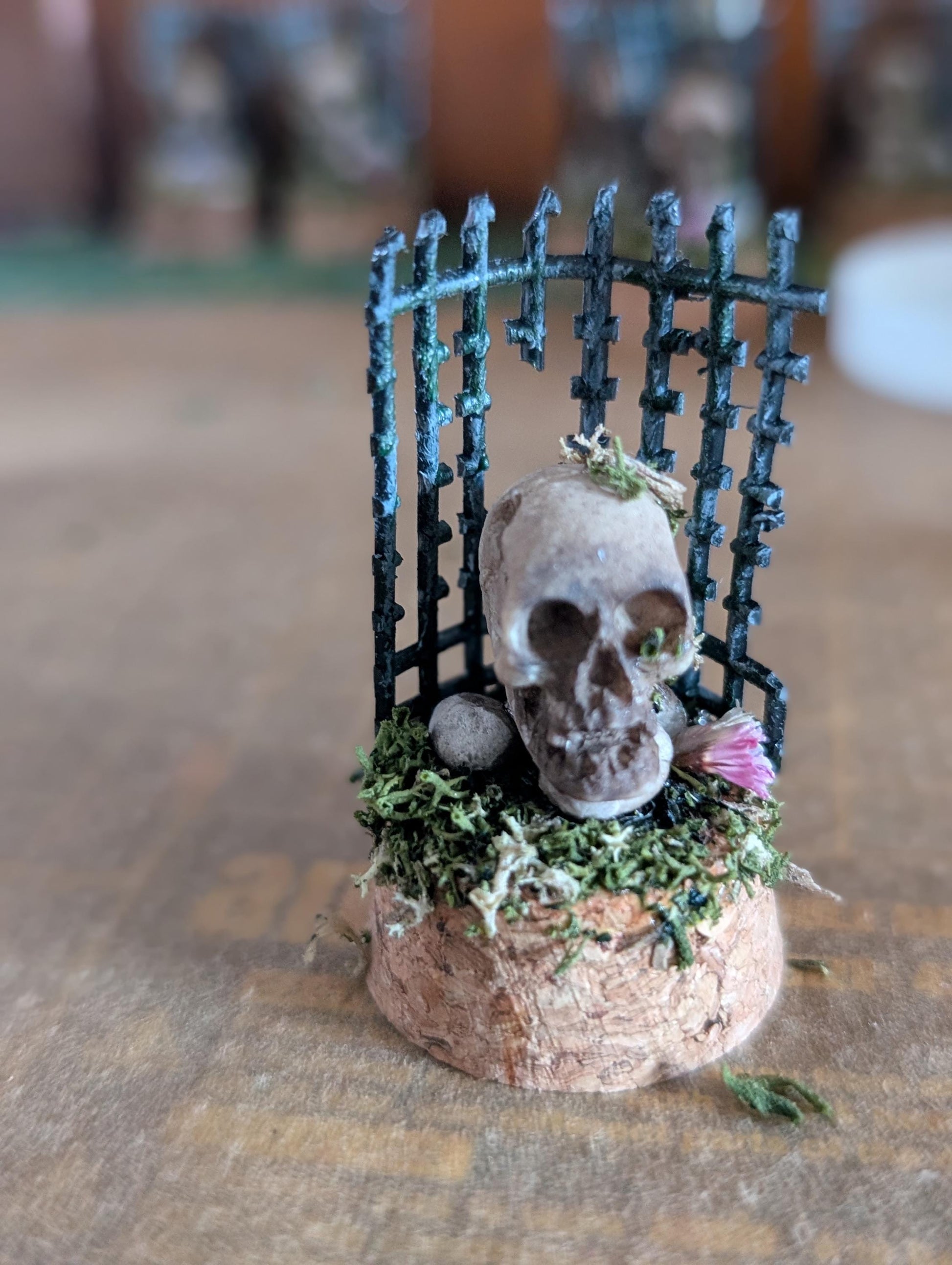 Crossbones Graveyard Skull curio