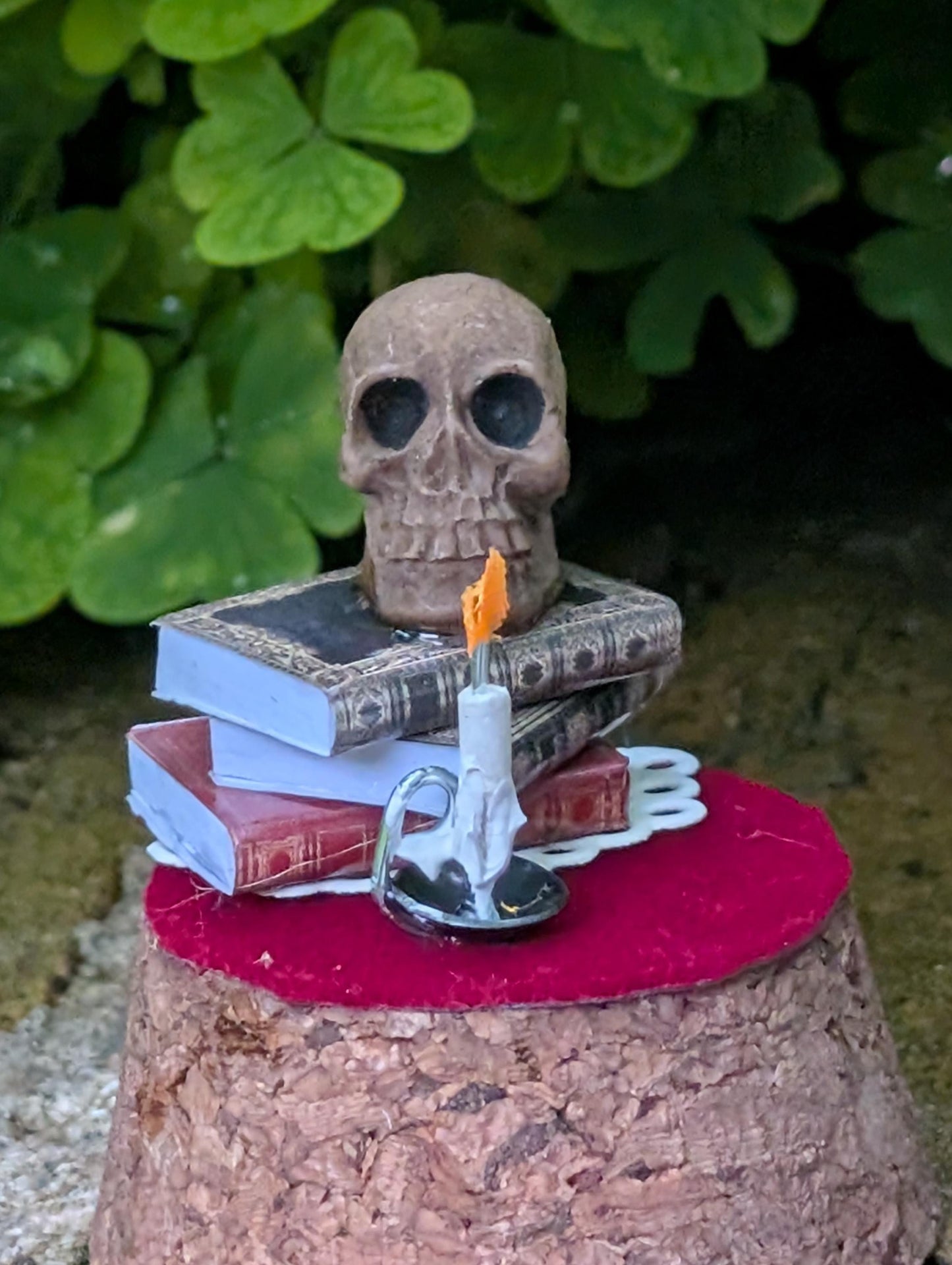The Sombre Study Diorama cloche
