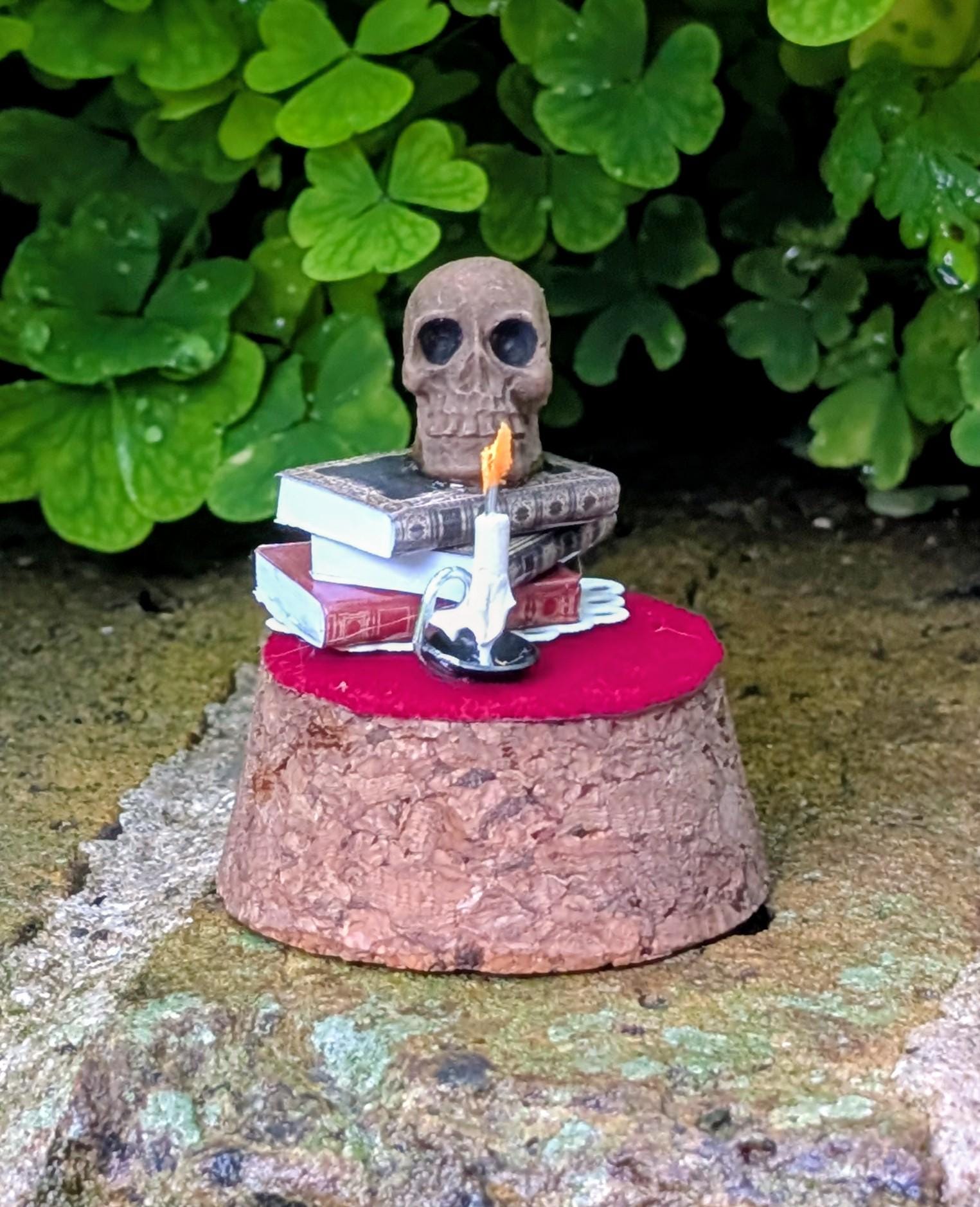 The Sombre Study Diorama cloche