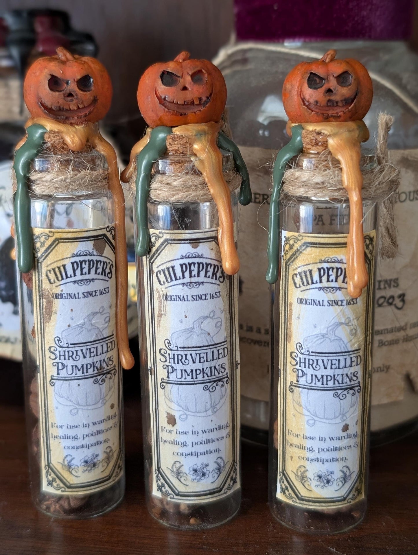Shrivelled Pumpkins potion ingredient bottle