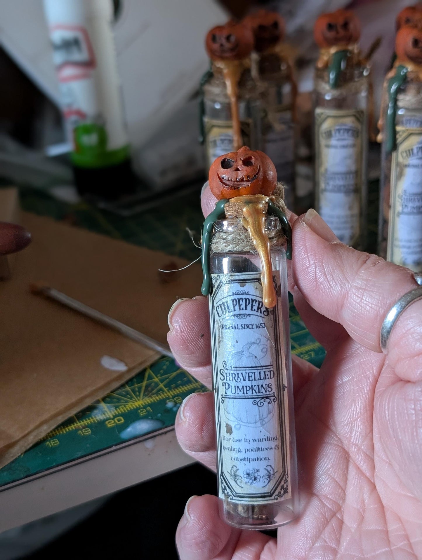 Shrivelled Pumpkins potion ingredient bottle