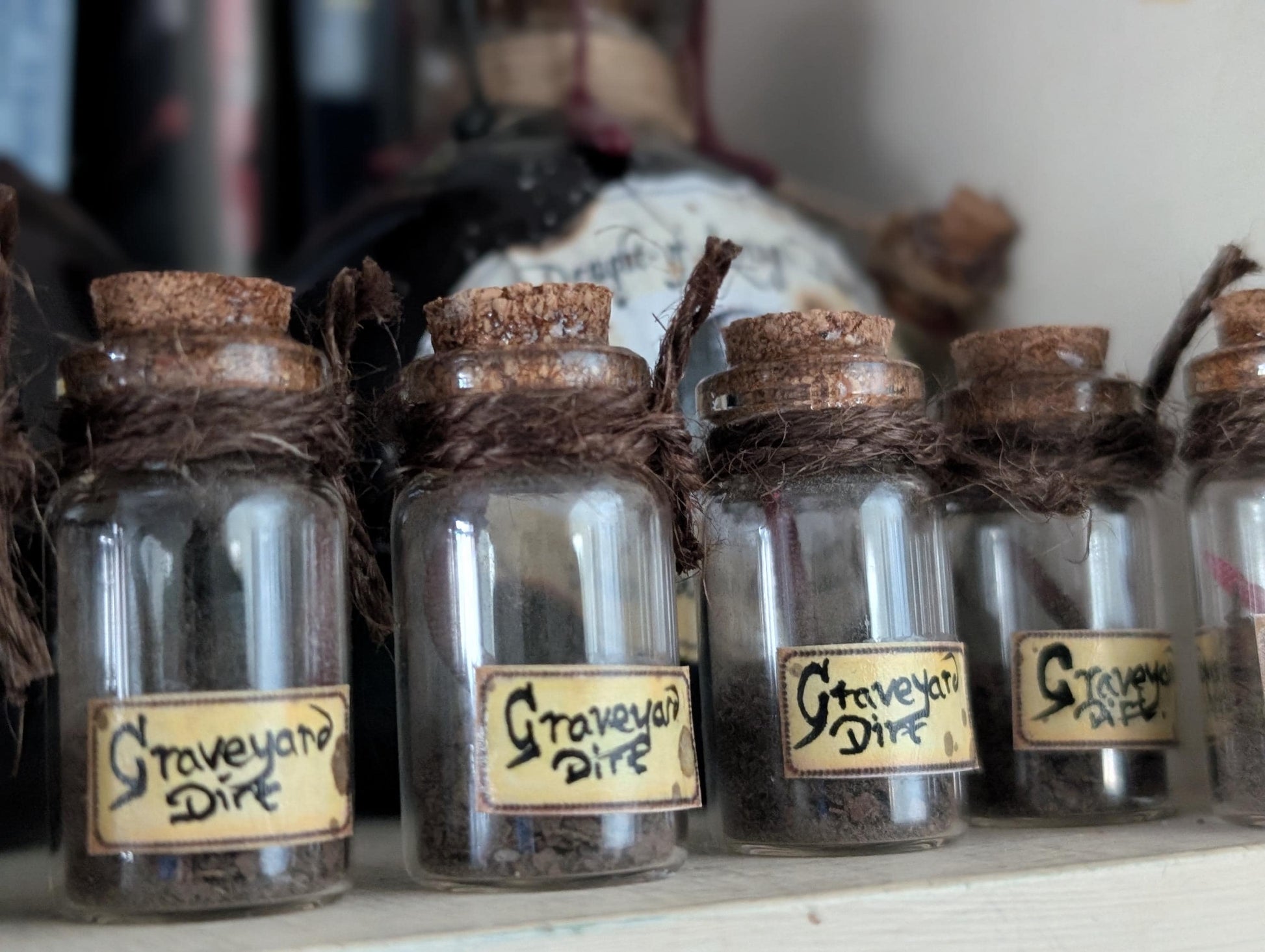 Graveyard Dirt potion ingredient bottle