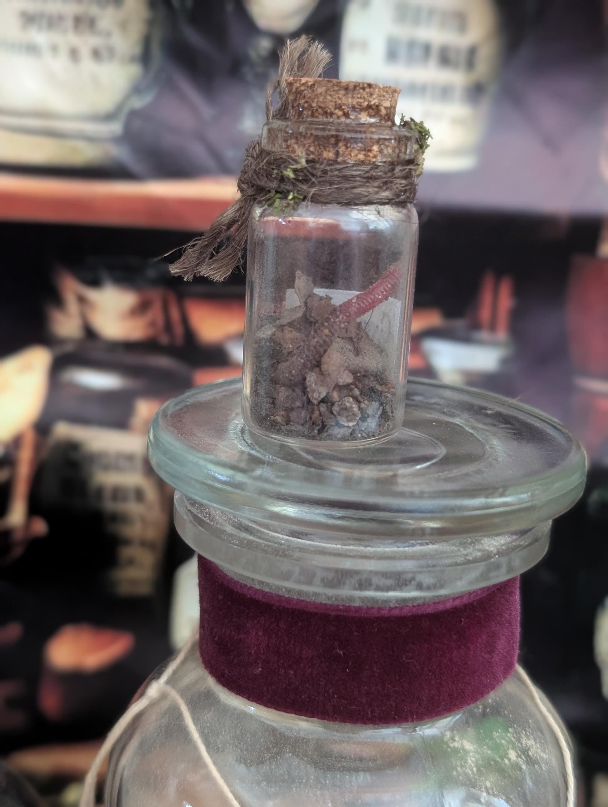 Graveyard Dirt potion ingredient bottle